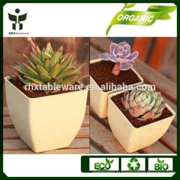 outdoor/indoor pro-environmental biodegradable bamboo fiber garden planter pots